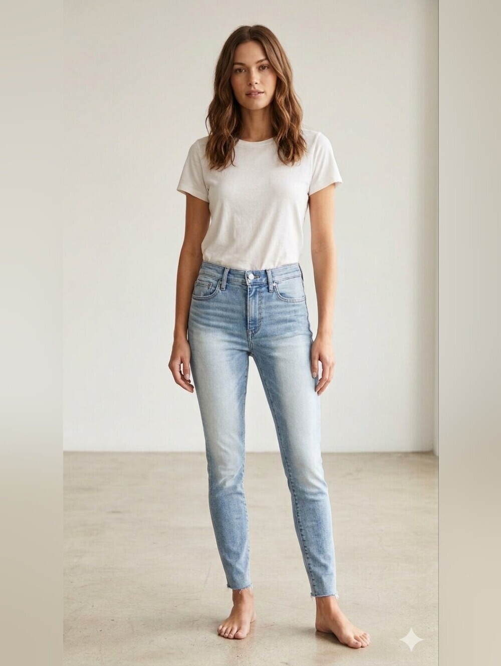 Denim Forum The Nico High Rise Slim Fit Jeans 26